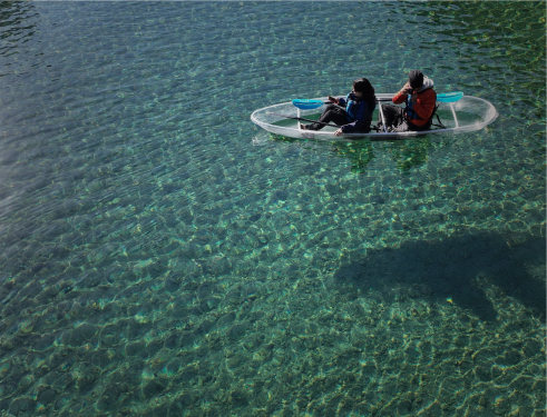 Niyodo River(Outdoor Center Transparent Kayak Experience)